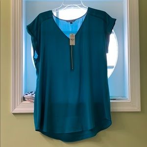 NWT teal express blouse